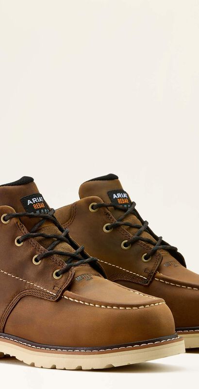 Rebar Lift Chukka MetGuard Composite Toe Work Boot Pair